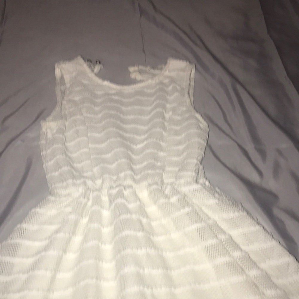 White flowy dress